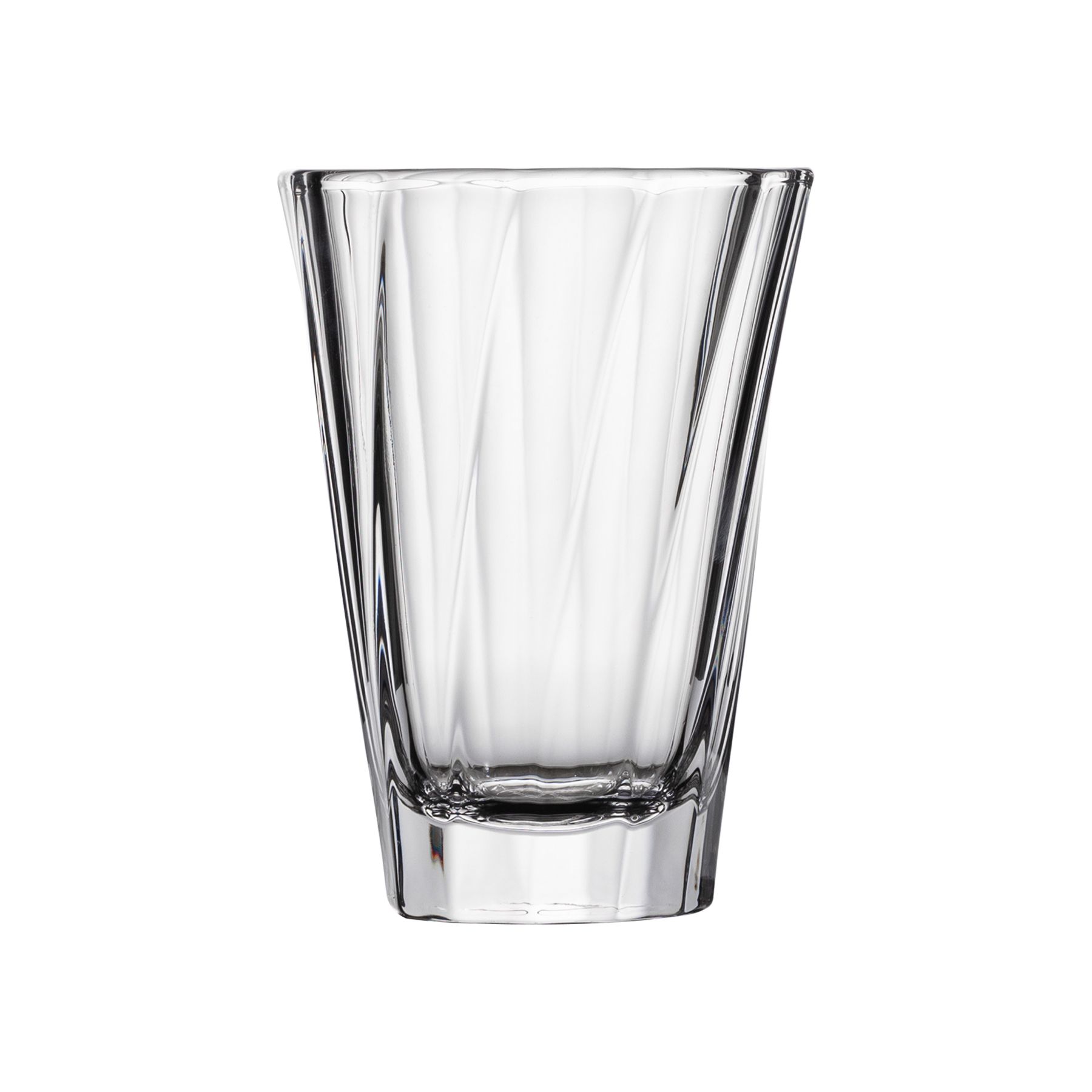 12oz. Twisted Latte Glass